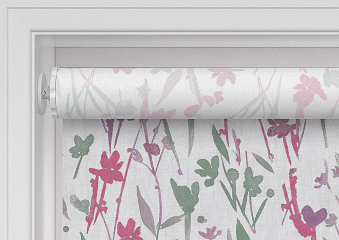 Wildflowers, Fuchsia - Twist&Fit Roller Blind - Image 9